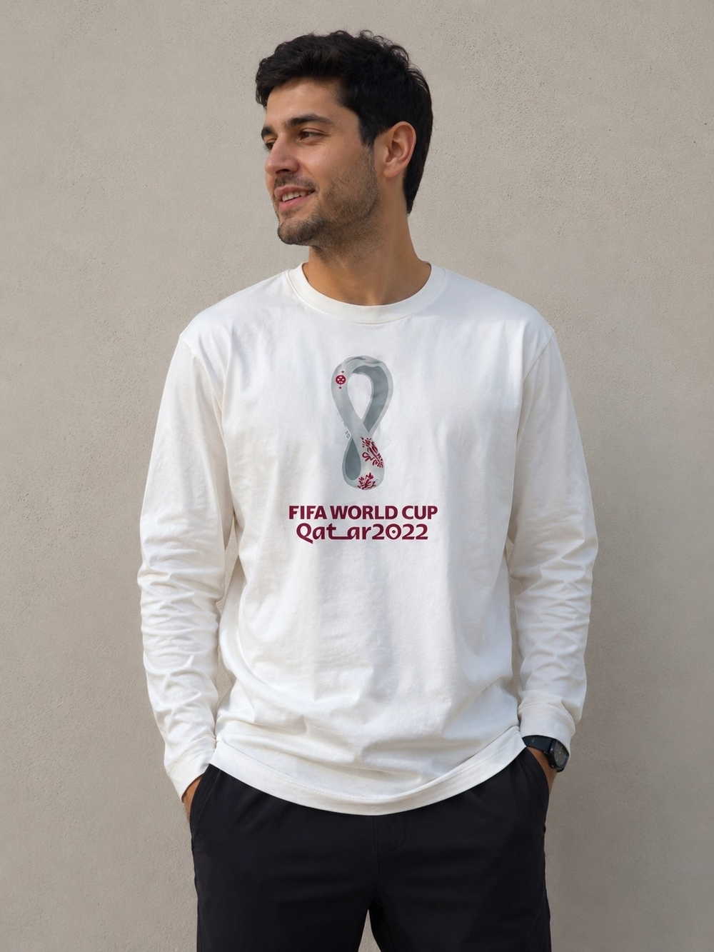 FIFA World Cup Qatar 2022 Long Sleeve Tee - White
